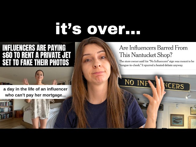 The Influencer Economy Is Dying (And It's Hilarious)
