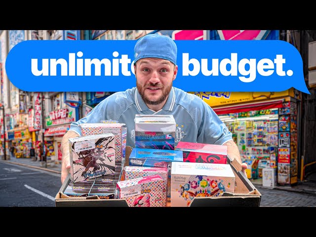 Pokemon Hunting In Japan With Unlimited Budget!