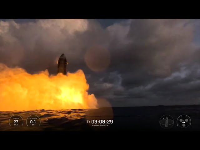 Starship Explodes on Splashdown | Flight 14