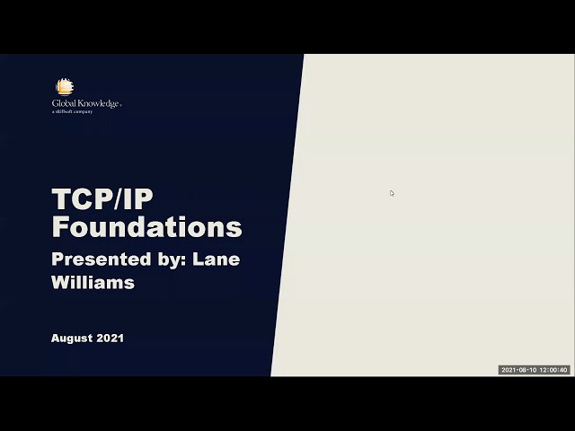 TCP/IP Foundations and Subnet Masking