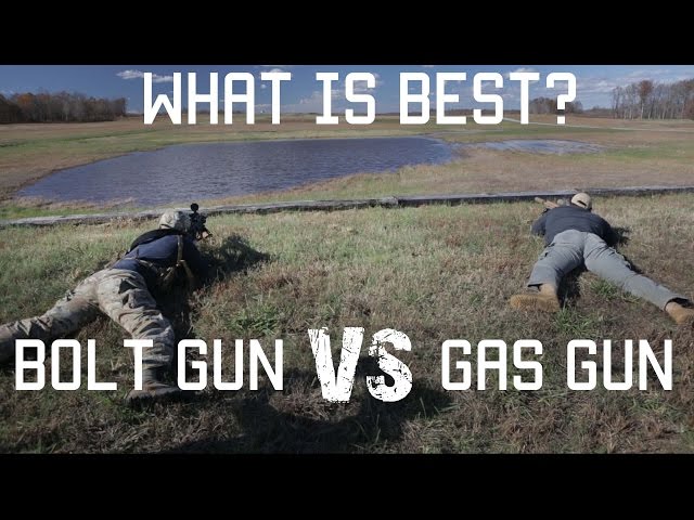 Bolt Gun Vs Gas Gun | Sniper Shooting Comparison | Tactical Rifleman