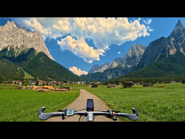A REAL ALPINE FAIRYTALE! Cycling the Zugspitze Mountain Valley