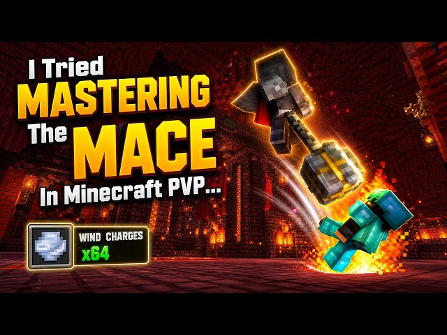 I Tried Mastering The Mace In Minecraft PVP Episode 1