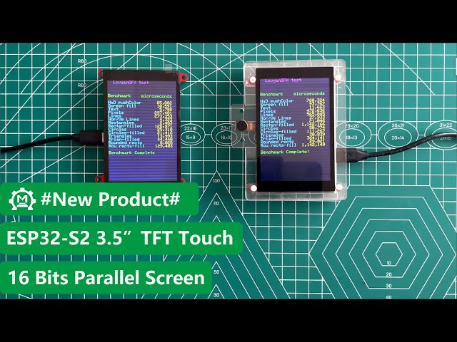 #NewProduct - ESP32-S2 3.5" TFT Touch Screen (16 bits Parallel) ILI9488