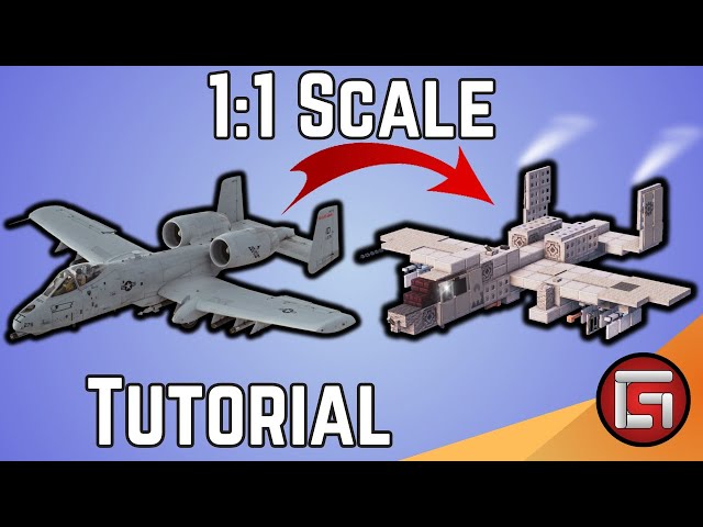 How to Build the A-10 Warthog in Minecraft
