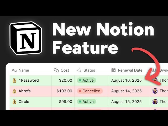 Notion just added one of Excel's best features