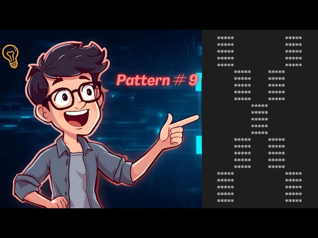Pattern with Nested Loop # 9 | Programming Fundamentals (C++)