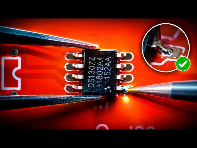 SMD Soldering Like an Electronics Factory | Stencil, Paste & Hot Air Gun