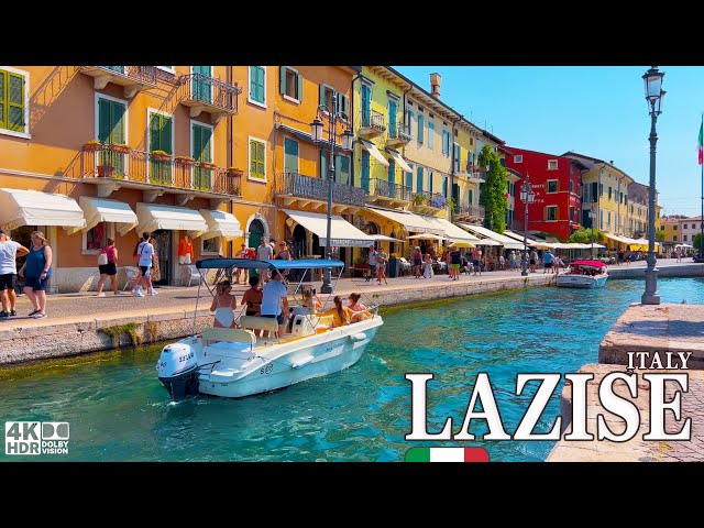 Lazise, Lake Garda Italy 4K Walking Tour |  One of Italy’s Most Beautiful Lakeside Towns