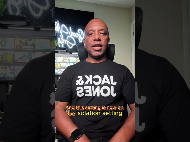 AirPods Pro Voice Isolation vs Standard Mic Test #shorts #airpods #test