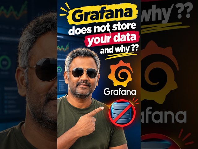 Grafana Does NOT Store Your Data #grafana #shorts