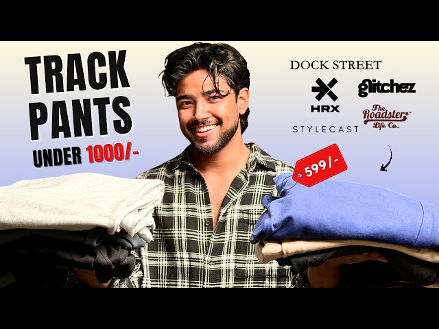 Top 5 Track Pants for Gym, Travel & Daily Wear Under ₹1000 | Baggy, Relaxed, Straight & Regular Fit