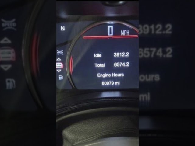 CARS SHOWING ENGINE HOURS..LOL