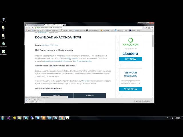 python for beginner 1 : install python with anaconda