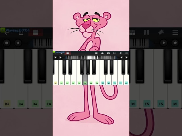The Pink Panther Theme | Easy Piano Tutorial