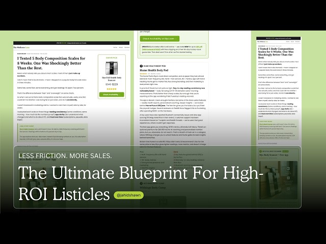 Stop Losing Sales: Build Listicles Like This