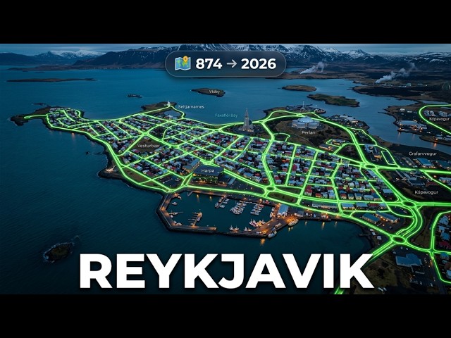 Reykjavik 3D Map Timeline: 874 to 2026 Evolution