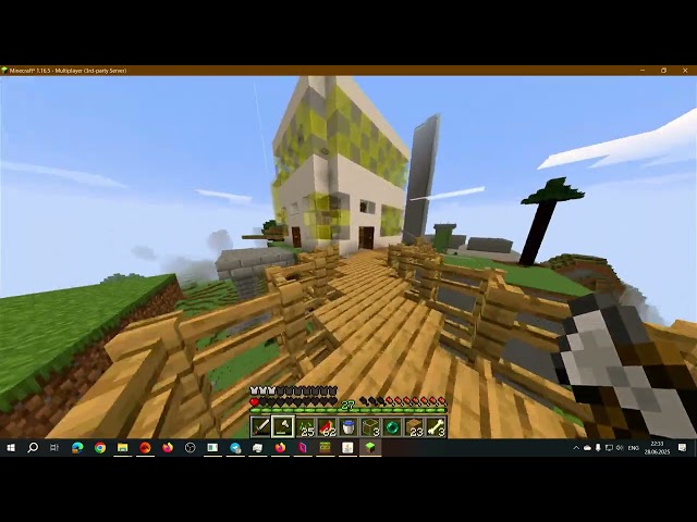 Minecraft - Survival on PodarkiCraft Server #15 - Обновление до 1.16.5 и Новые Дома