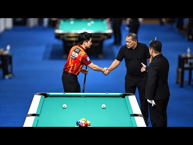 6 days before his 62nd birthday, efren reyes unexpectedly faced Taiwan’s strongest shooter