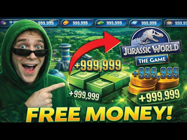 Jurassic World The Game MOD Menu! Get Free Coins & Cash UNLIMITED New Mod APK V94.2.4 (LATEST)