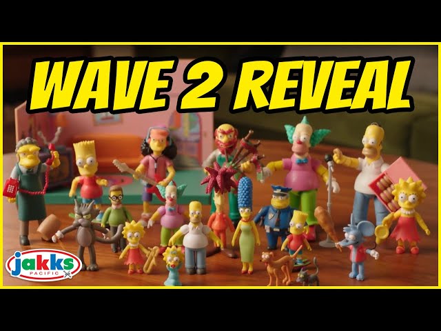 The ACTUAL Reveal of The Simpsons Wave 2 from Jakks Pacific!