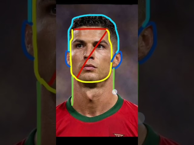 Drawing Cristiano Ronaldo 🔥#shorts #ronaldo #drawingtutorial