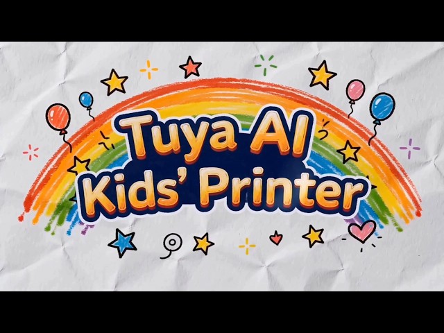 Tuya AI Kids Printer: Voice Chat, AI Image Generation & Instant Thermal Printing
