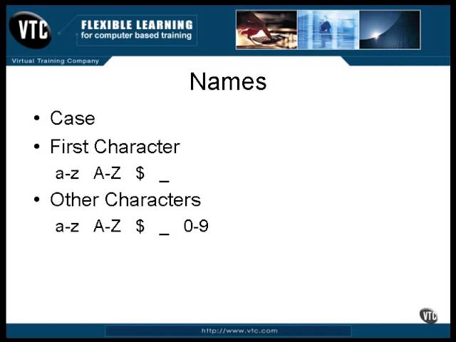 Lesson2 Names | Certified Programmer for Java