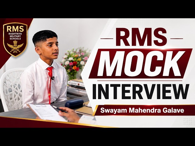 RMS Mock Interview | Rashtriya Military Schools Interview Preparation | Full Mock Interview