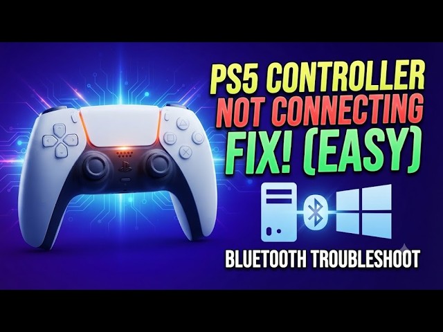 HOW TO FIX MY PS5 CONTROLLER NOT CONNECTING PC