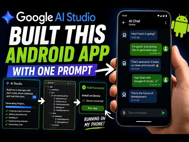 Google AI Studio Just Built an Android App From One Prompt