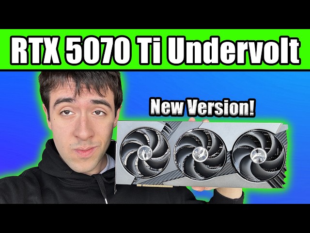 Undervolt your RTX 5070 Ti for more FPS and Lower Temperatures! - Tutorial