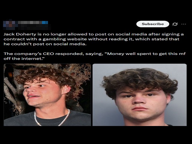 It's Officially Over For Jack Doherty