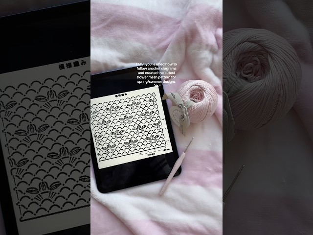how to crochet the flower mesh pattern for spring & summer is now on my channel! #crochet along :)