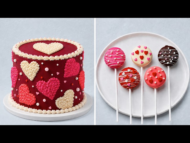 Sweet & Romantic Cake Decorating Ideas 💕🍰Beautiful Heart Desserts