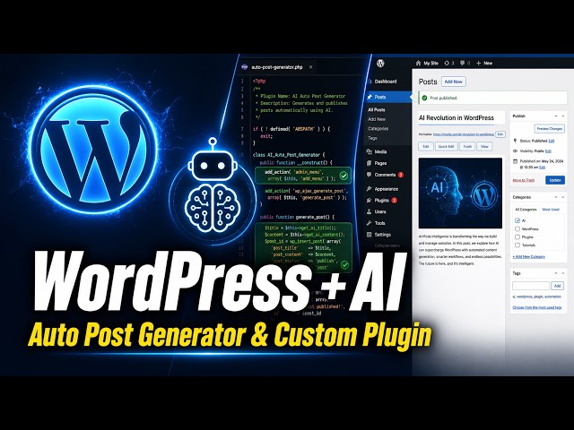 I Made WordPress Write Its Own Blog Posts | WordPress AI Automation Setup