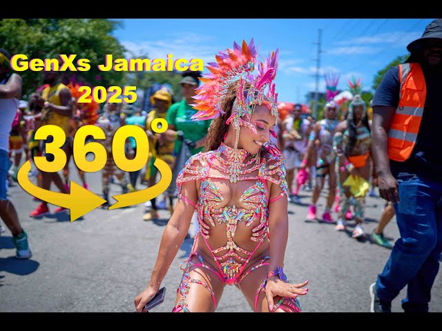 GenXs Jamaica Carnival 2025 road march experience in 4K 360 video