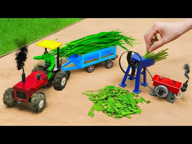 Diy diorama making grass chopping machine mini science project #scienceproject