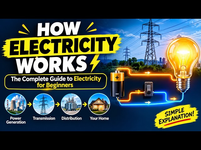How Electricity Works ⚡ | The Complete Guide to Electricity for Beginners