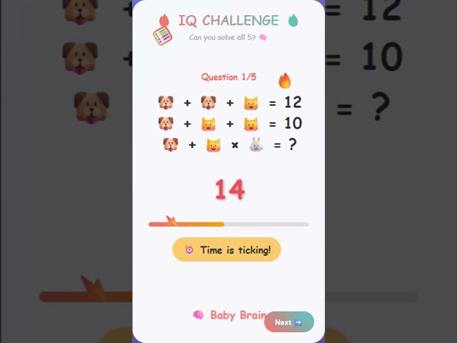 🔥 Only 1% Can Solve All 5 Math Puzzles! (IQ Test Challenge)