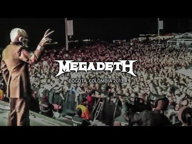 Megadeth - Bogota, Colombia - Black Sabbath, Megadeth Tour 2013