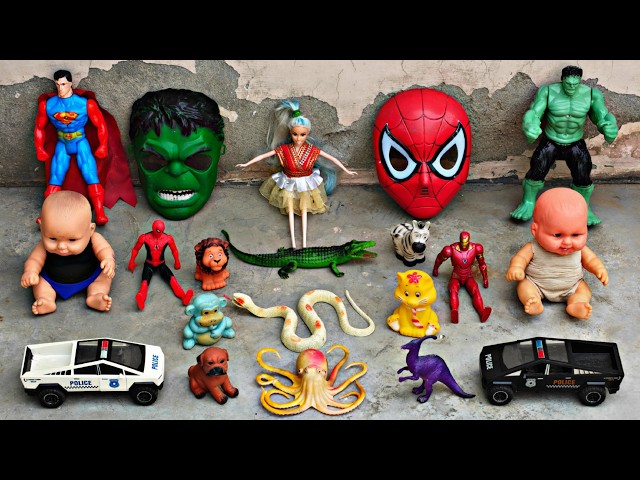 Dekho bachho jangli janwaro ne spiderman ko pakad liya - gadi wala cartoon video
