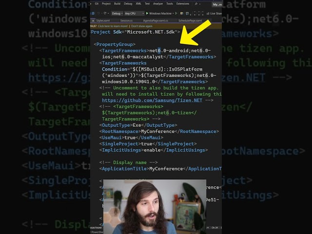 Update .NET MAUI Apps to .NET 7 in 60 Seconds | #shorts