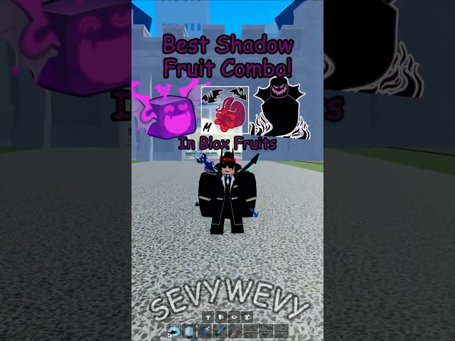 Best Shadow Fruit Combo In Blox Fruits! #roblox #bloxfruits #shorts