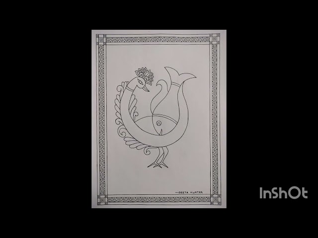 Madhubani Art Drawing Tutorial: Easy Step-by-Step Guide@geetakwatra699