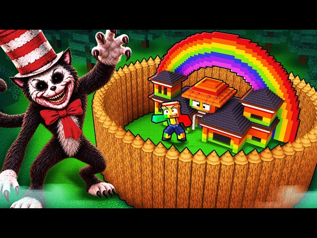 I found the CAT in the HAT in Minecraft!