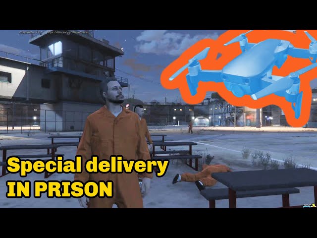 A Drone Delivered THE GOODS In Our Prison Game