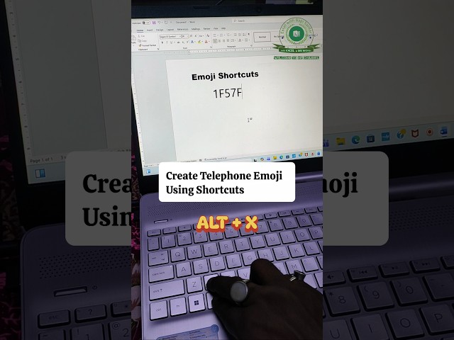 Emoji Shortcuts in Microsoft Word! 😍💻 #msword #wordtips