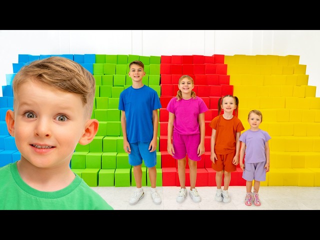The Kids Turn the Room Into a Shape Playground! 🟦🟨