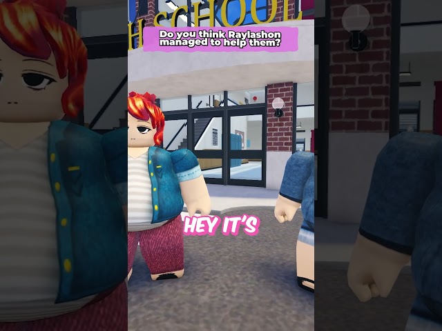 THEY WERE BULLIED EVERY DAY... But ONE DAY, THIS HAPPENED! #roblox #shorts
